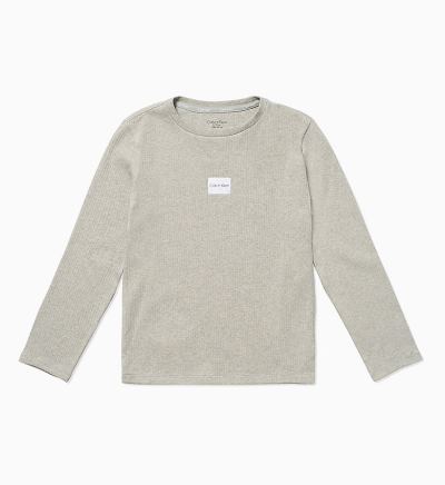 Calvin Klein Ruhák HU327527 | Calvin Klein Modern Cotton Lány Lounge Póló Szürke